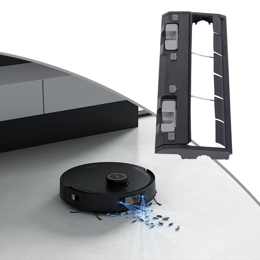 Ecovacs Hauptbürstenabdeckung für Saugroboter kompatibel mit Deebot T8 T8 Max T8 AIVI T9 AIVI N8 N8 Pro 950 920 T5 N5 N9 N10 N10 Plus in Schwarz - Bild 6
