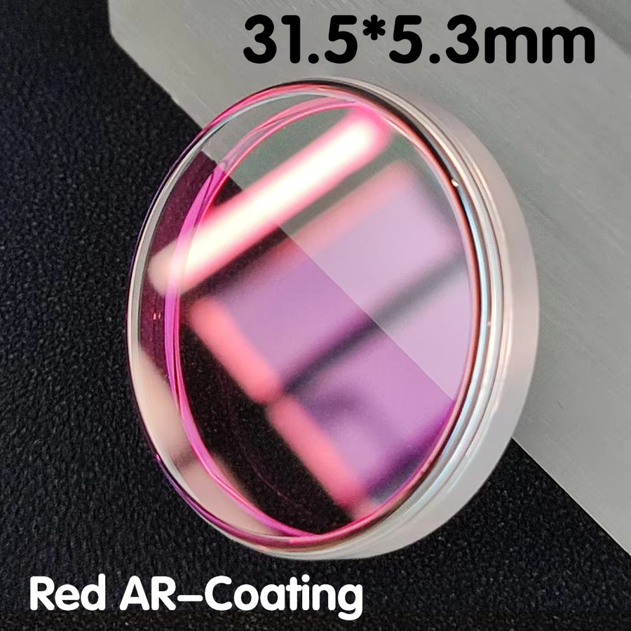 OUMASHI Uhrenglas, Saphirglas, Kuppel, große Fase, Kristall, 31,5 x 5,3 mm, Unisex - Bild 2