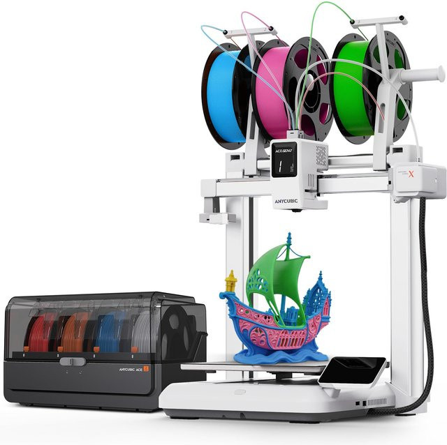 ANYCUBIC Kobra X FDM Desktop 3D-Drucker für mehrfarbigen Hochgeschwindigkeits-Druck - Bild 1