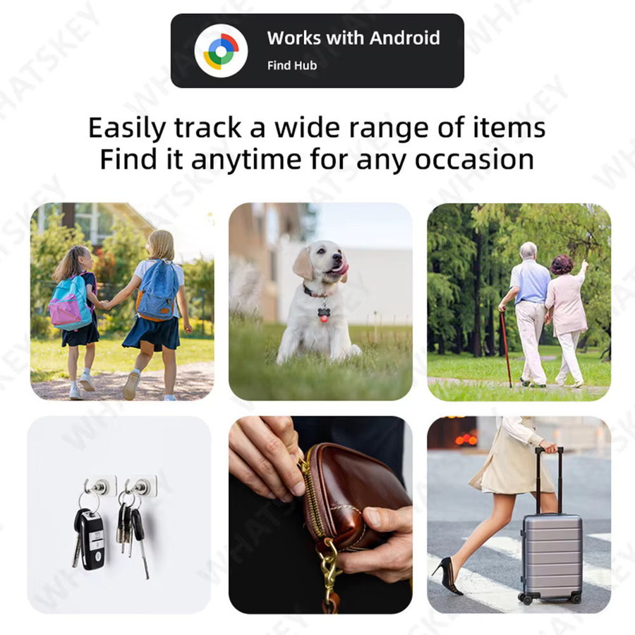 Peocke GPS-Tracker für Android mit Google Find My Funktion, tragbarer Antilost-Finder für Kinder, Haustiere, Motorrad und andere Gegenstände, erhältlich in Schwarz oder Weiß - Bild 5