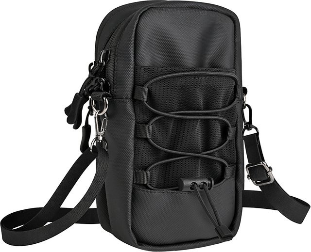 Haissky Multifunktionale Outdoor-Wandertasche als Umhängetasche für iPhone 17 16 15 14 13 Pro Max, Schwarz - Bild 1
