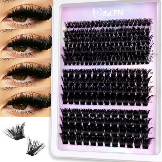 ISEEN DIY Wimpernbüschel aus Kunstnerz, Wispy-Wimpern - Bild 1