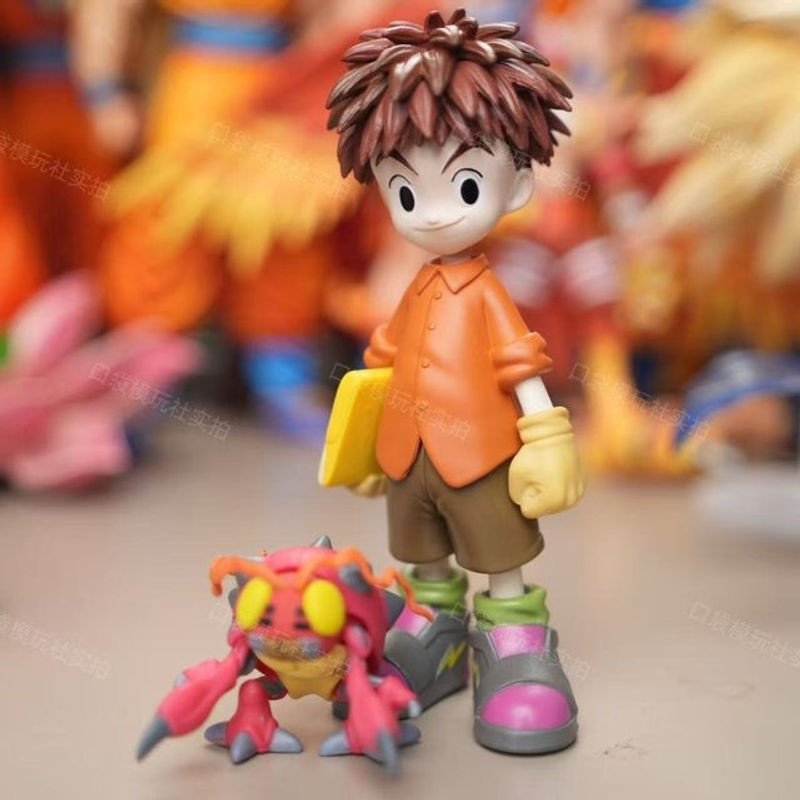 Fashnics Anime Digimon Adventure Figur Izumi Koshiro und Tentemon aus PVC - Bild 1