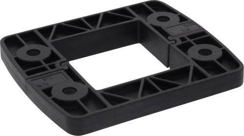 Wiska CV 4 V0 BK 10108184 Verriegelungsrahmen aus Kunststoff in Schwarz B: 69 cm, H: 1,15 cm, T: 0,8 cm - Bild 1