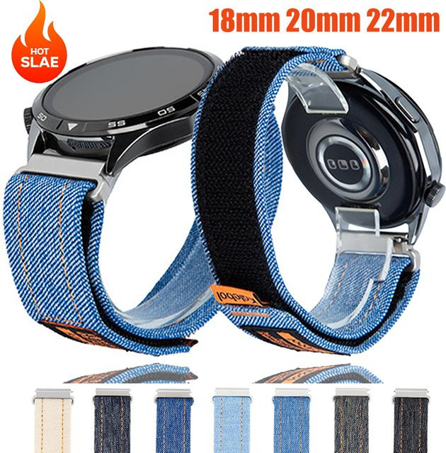 CHIICSMART Uhrenarmband Canvas, Blue, Vintage - Bild 1
