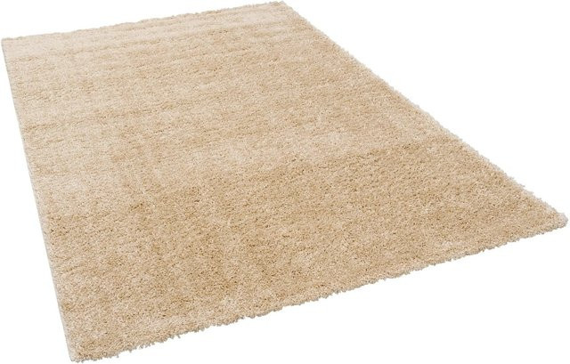 Pergamon Hochflor Langflor Teppich Aloha Beige B/T: 200 x 200 cm - Bild 1