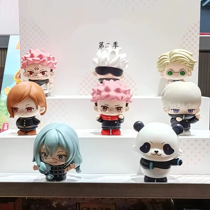 Bandai Jujutsu Kaisen Blind Box Anime-Figur Gojo Satoru Serie 2 in Grau und Mehrfarbig aus Kunststoff - Bild 4