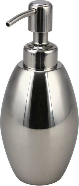 Bagnoxx Seifenspender für Flüssigseife aus Edelstahl in Silber mit 380 ml Fassungsvermögen - Bild 1