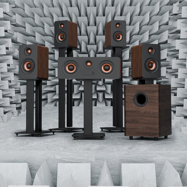 Hiwill-Audio M514 5.1.4CH Dolby Atmos Soundbar Heimkino Surround-System mit Bluetooth und optischem Anschluss in Schwarz oder Braun - Bild 1
