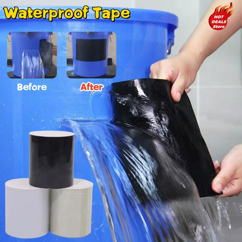 Wasserdichtes Anti-Leckage Reparaturband aus Gummi in Schwarz oder Transparent zur Leckage-Reparatur - Bild 5