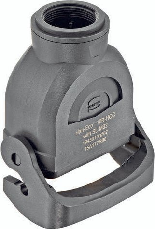 HARTING Kupplungsgehäuse 19 43 010 0757 in Schwarz aus Kunststoff - Bild 1