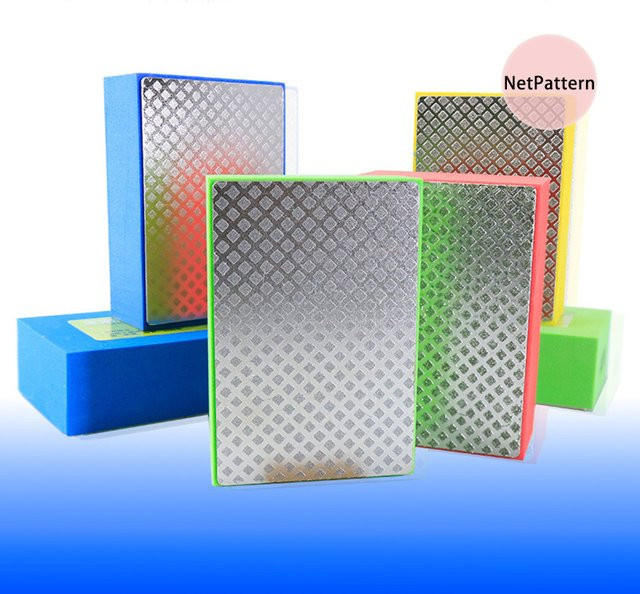 Diamant Hand Polierpad von louCnloin zum Schleifen von Fliesen, Glas, Stein, Marmor und Keramik, B/T/H: 9,0 x 6,0 x 3,0 cm - Bild 1