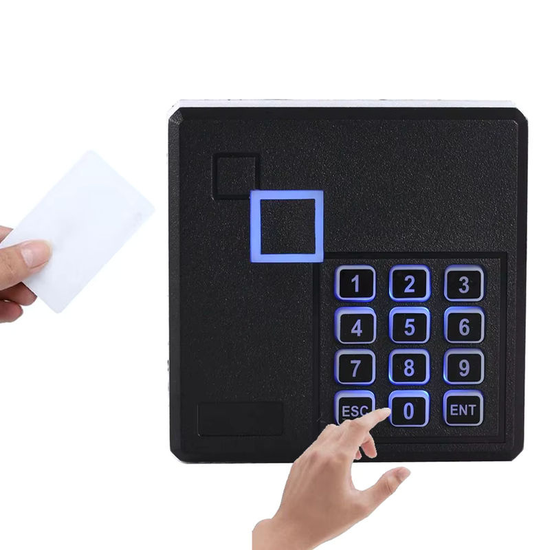 LUCKING DOOR Proximity-RFID-ID-Kartenleser mit Tastatur für die Türzugangskontrolle, 125 kHz, Wiegand 26 Bit, Farbe Schwarz - Bild 6