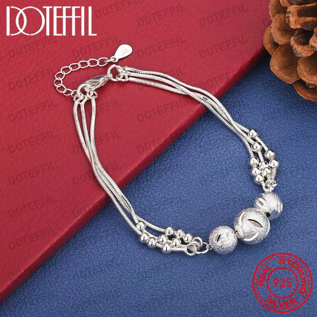 DOTEFFIL Perlenarmband, 925 Silber, Damen - Bild 1