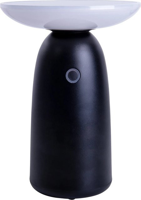 Näve LED-Solar-Tischleuchte Ada Schwarz, dimmbar, Ø: 16 cm, Höhe: 22,5 cm - Bild 1