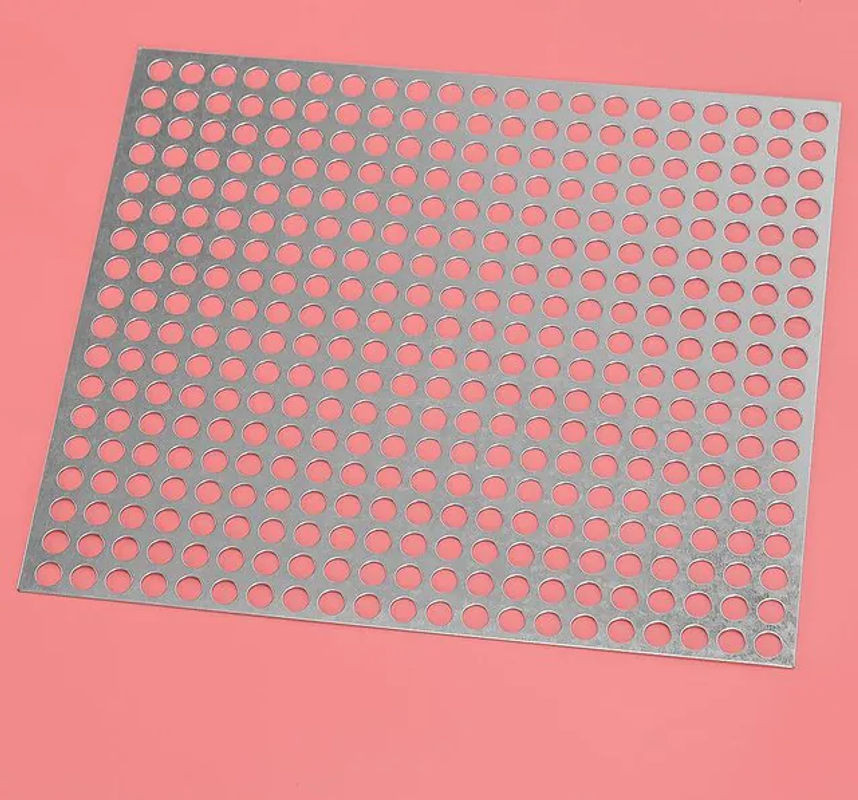 LETAOSK Edelstahl-Gitterplatte in Silber mit perforiertem Design für Lüftungsgrills - Bild 1