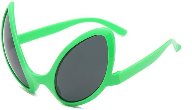 Toy and gift land Alien Eyes Sonnenbrille, Spielzeug Brille, grün/grau - Bild 1