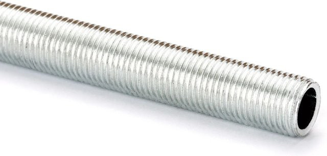 Orion Lightstyle Gewinderohr M10x1 verzinkt in Silber, Höhe: 85 mm - Bild 1