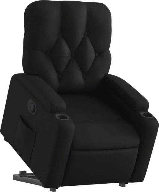 vidaXL Relaxsessel mit Aufstehhilfe Modell 6 in Schwarz aus Kunstleder - Bild 1
