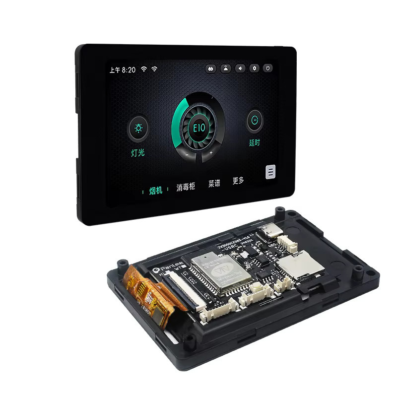 WT32-SC01 Plus ESP32 Smart LCD Entwicklungsboard mit 3,5 Zoll Touchscreen, WiFi und Bluetooth, Schwarz - Bild 3