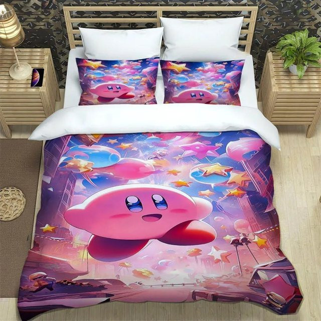 Bettwäscheset Kirby mit Bettbezug und Kissenbezug, Mehrfarbig, B/H: 140 x 200 cm - Bild 1
