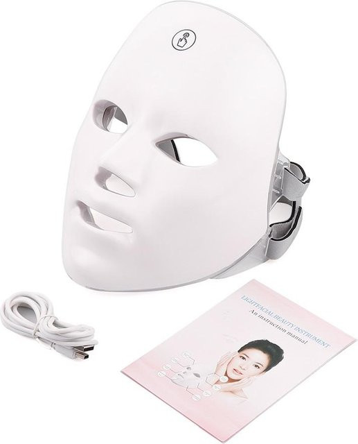 Meiteai-All LED Gesichtsmaske, White, Unisex - Bild 1