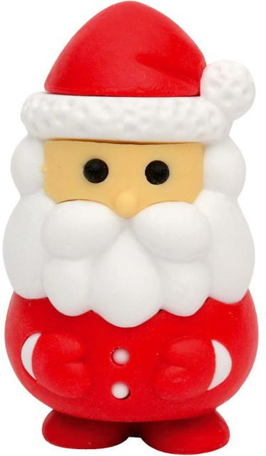 Uljö Radiergummi Weihnachtsmann in Rot - Bild 1