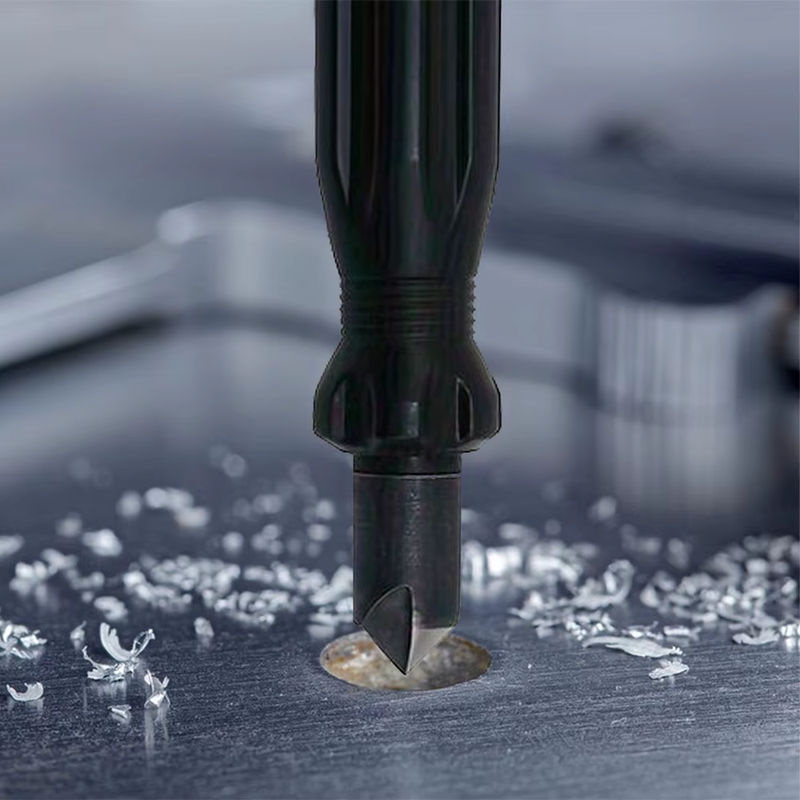 2-teiliges Hand-Entgratungswerkzeug TEMPS DETIR für Metall- und Kunststoffrohre, Rohrreibahlenwerkzeug 0–13 mm und Kantenschneider-Fasenschaber - Bild 5