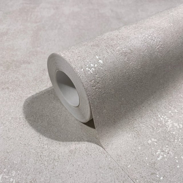Marburg Vliestapete in Uni Beige mit leicht glänzendem Satin-Finish, FSC-zertifiziert - Bild 1