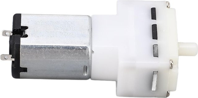 Koogeelife Mikro-Luftpumpe Mini Elektromotor als Miniatur-Vakuum-Booster für Aquarium und Fischbecken, Farbe: Weiß, DC3V - Bild 1