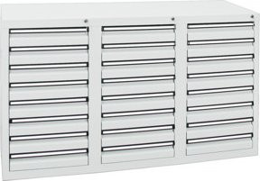 Stumpf Schubladenschrank Serie STS 410 mit 24 Schubladen in Lichtgrau Matt - Bild 1