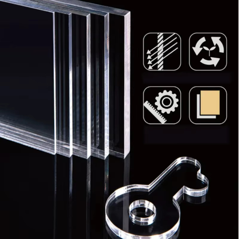 Hochtransparente Acrylplatte aus Kunststoff in Transparent, Dicke: 1 mm, 1,5 mm oder 2 mm - Bild 3