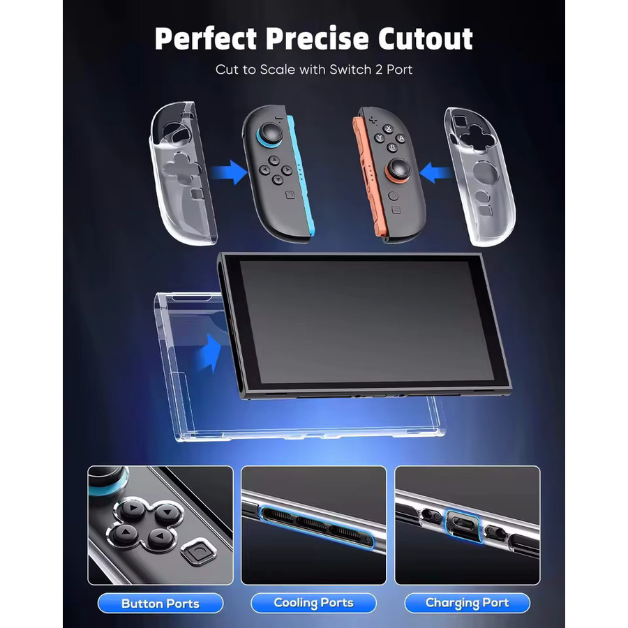 AyeBeau Schutzhülle für Nintendo Switch 2 transparent - Bild 2