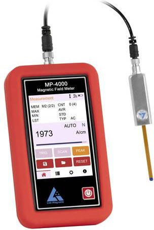 PCE Instruments LM-MP4000-4TF Magnetfeld Analysegerät in Rot - Bild 1