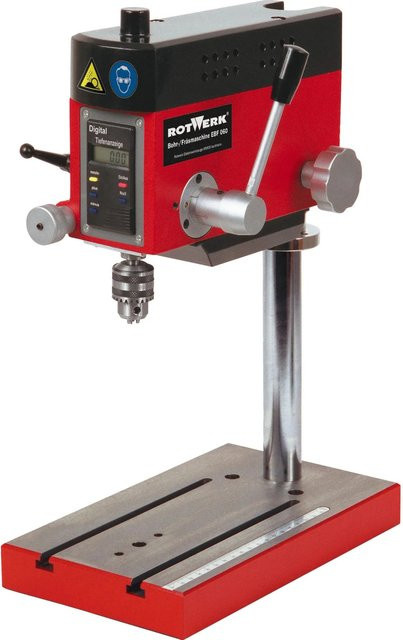 Rotwerk Bohr- und Fräsmaschine X0 in Rot - Bild 1