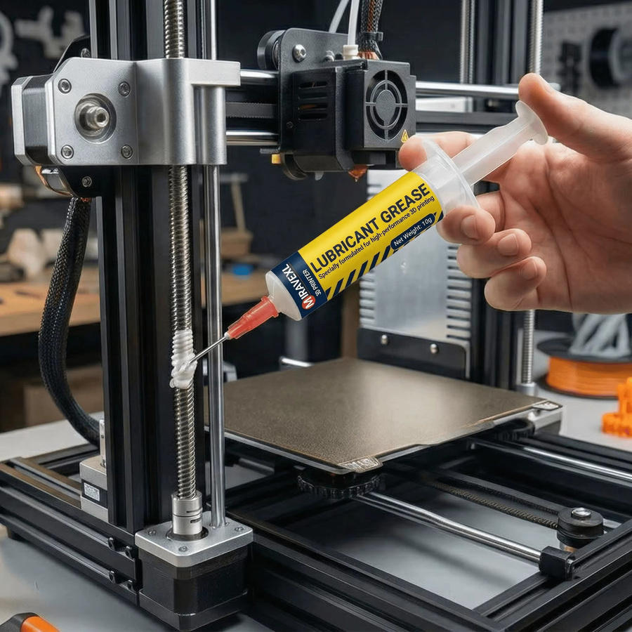 MIRAVEXL 3D-Drucker-Schmierfett Weißes Schmiermittel für Gewindespindeln und Linearführungen zur Geräuschreduzierung - Bild 2