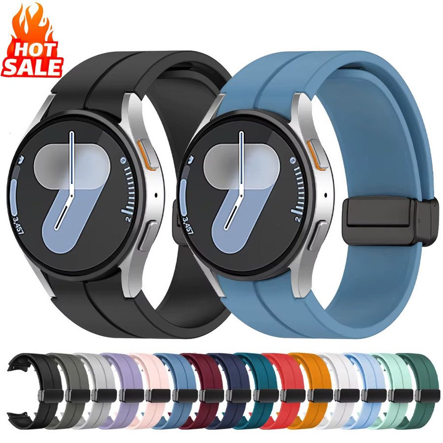 Samsung Galaxy Watch Armband, Silikon, Schwarz, Unisex - Bild 5