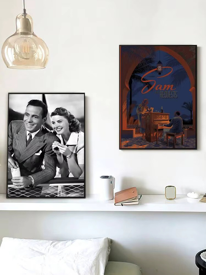 Modernes Casablanca Poster von Gilde als abstrakte Leinwandgrafik in Multicolour für dein Wohnzimmer oder Schlafzimmer - Bild 6