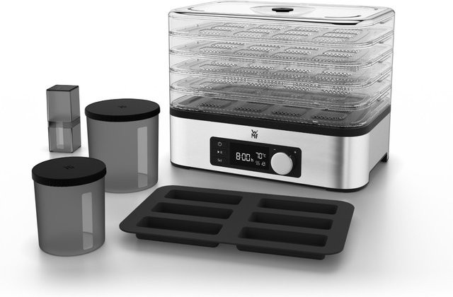 WMF Dörrautomat Snack to go in Silber und Transparent mit Edelstahl und Silikon - Bild 1