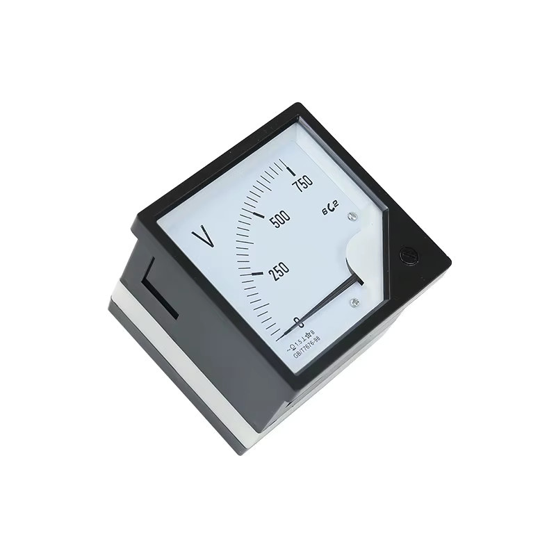 TAIYEDQ Gleichstrom-Analog-Zeiger-Messgerät Voltmeter in Schwarz, Breite: 8 cm, Höhe: 8 cm - Bild 2