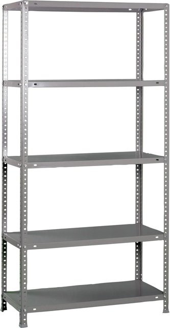 PROREGAL Schraubregal Panda, verzinktes Metallregal in Grau, H x B x T: 180 x 80 x 50 cm - Bild 1