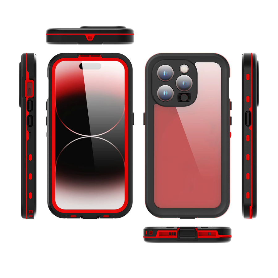 Shellbox Wasserdichte Handyhülle mit Hängeseil, ultradünn und transparent, IP68 Schutz für iPhone 15 Pro Max, iPhone 14 Plus, iPhone 15 und iPhone 13 Pro - Bild 4