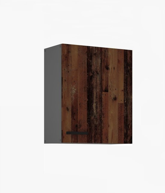 Hängeschrank OLD STYLE in Old Wood Style, Farbe Braun, Breite: 60 cm - Bild 1