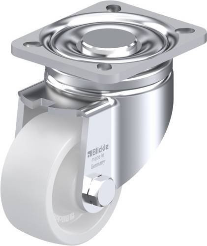 Blickle Lenkrolle LH-SPO 80G in Silber, Rad-Durchmesser: 80 mm, Tragfähigkeit: 350 kg - Bild 1