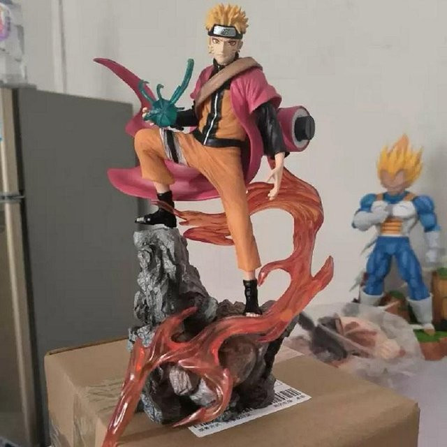 Yiran toy 1 Naruto Anime Figur Uzumaki Naruto Uchiha Sasuke, Actionfigur, ab 14 Jahren - Bild 1