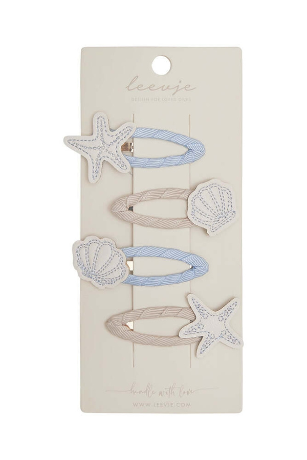Leevje Haarspangen Blue Beach Clips, Kinder - Bild 1
