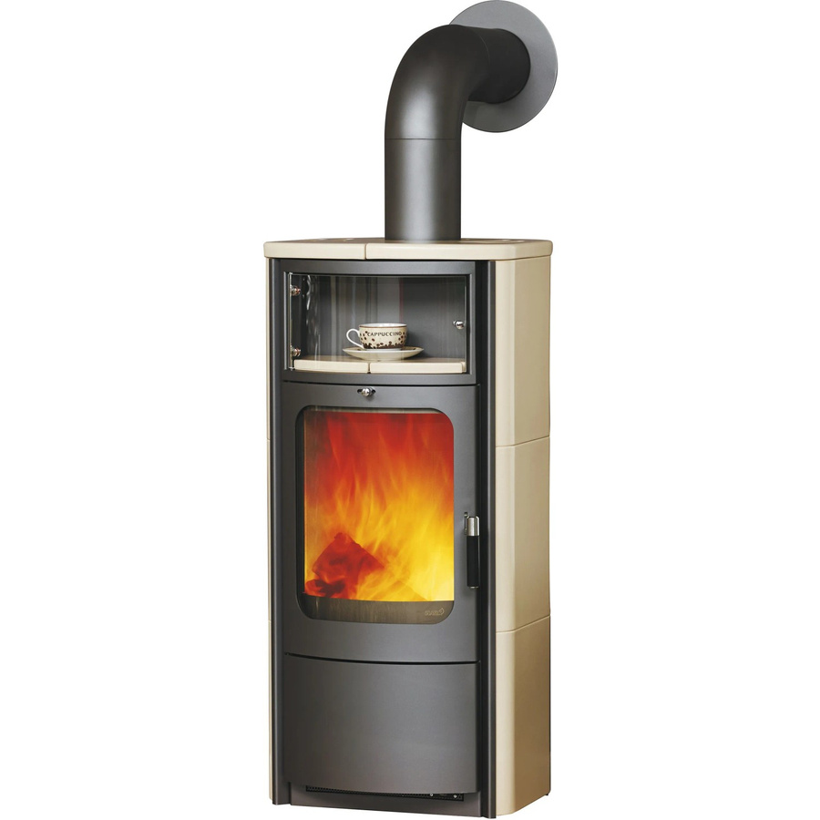 Hark Kaminofen Opera-B Dauerbrand in Creme/Beige mit Automatik 7 kW EEK: A+ - Bild 2