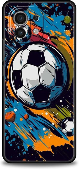 Handyhülle mit Fußball Leidenschaft Design für Xiaomi 14 13T 12T Pro 12 13 11 Ultra Mi Note 10 Lite 10T 5G 11X Pro 11T 11i 9T in Multicolour - Bild 1