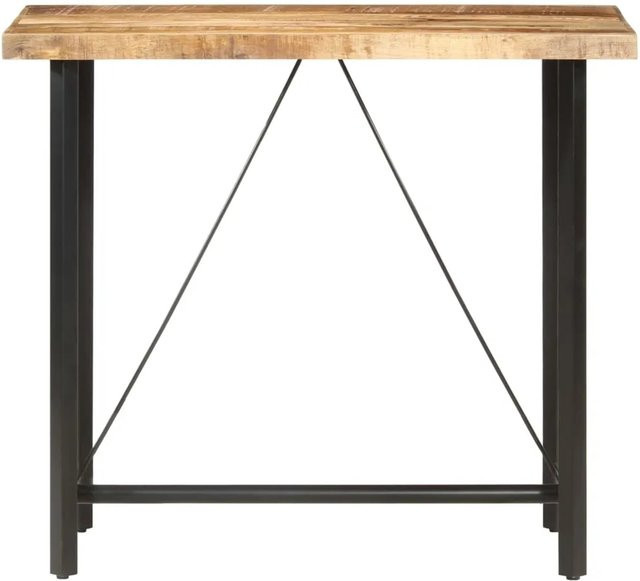 vidaXL Bartisch aus Mangoholz in Braun im Industrie-Look, B/T/H: 120 x 58 x 107 cm - Bild 1