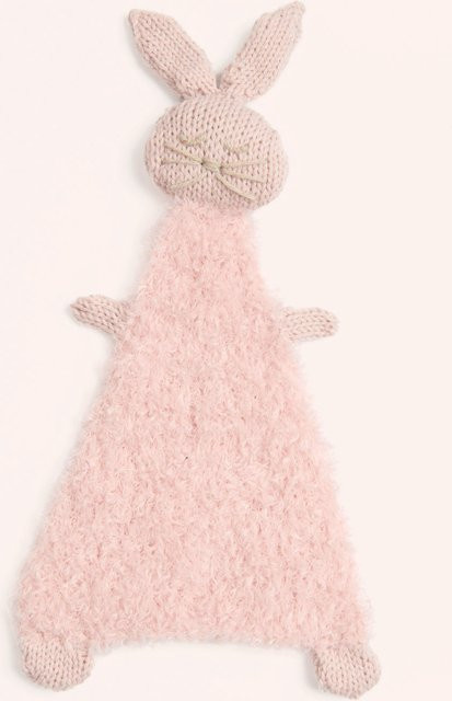 Rico Baby Strickset Schmusetuch Hase Rosa Orchidee - Bild 1